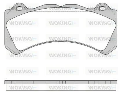 Колодки гальмівні WOKING P14023.10