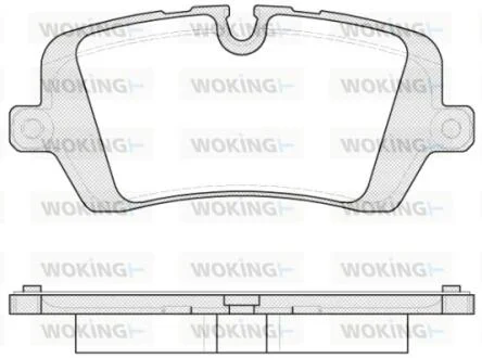 Колодки тормозные диск. задн. (пр-во Remsa) Land Rover Discovery V 16>, Range Rover IV 13>, Range Rover Sport II 13>19 WOKING P14413.00