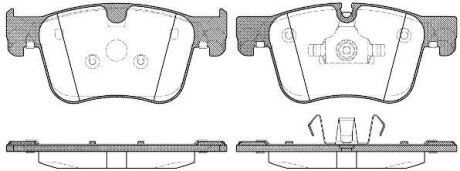 Колодки гальмівний диск. перед. (Remsa) PSA C4 Picasso, Grand Picasso 13> / 308 II WOKING P14603.00