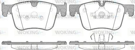 Колодки гальмівний диск. перед. (пр-во Remsa) PSA C4 Picasso, Grand Picasso 13> / 308 II WOKING P14603.00