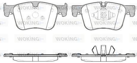 Колодки гальмівні WOKING P14603.10