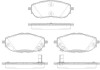 Колодки тормозные диск. перед. (Remsa) Toyota Corolla Auris 13>18 WOKING P14613.02 (фото 1)