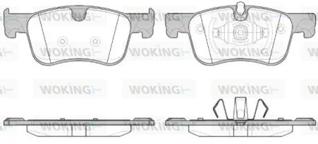 Колодки гальмівний диск. перед. (пр-во Remsa) PSA C4 Picasso Grand Picasso 13> WOKING P14803.00