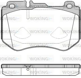 Колодки гальмівні WOKING P14913.00