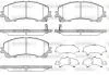Колодки гальмівний диск. перед. (пр-во Remsa) Infiniti Q50 2.2 13-,Infiniti Q50 3.5 13- WOKING P15073.12 (фото 1)