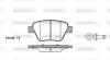 Колодки тормозные диск. задн. (пр-во Remsa) Audi A1 2.0 10-,Audi A1 sportback 2.0 11- WOKING P15203.00 (фото 1)