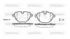 Колодки тормозные диск. задн. (пр-во Remsa) Bmw 5 2.0 03-10,Bmw 5 2.0 09-,Bmw 5 2.5 03-10 WOKING P15213.00 (фото 1)