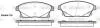 Колодки тормозные диск. перед. (пр-во Remsa) Chevrolet Cruze / Trax / Orlando / Volt / Opel Astra J / Mokka X / Zafira C WOKING P15313.02 (фото 1)