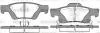 Колодки тормозные диск. задн. (пр-во Remsa) Jeep Grand cherokee iii 5.7 05-10,Jeep Grand cherokee iv 3.0 10- WOKING P15463.02 (фото 1)