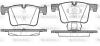 Колодки тормозные диск. перед. (Remsa) Bmw 1 2.0 10-,Bmw 1 2.0 11-,Bmw 2 2.0 13- WOKING P15573.00 (фото 1)