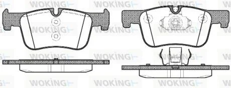 Колодки гальмівні WOKING P15783.00