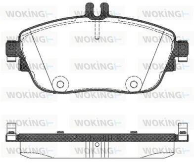 Колодки гальмівні WOKING P15853.08