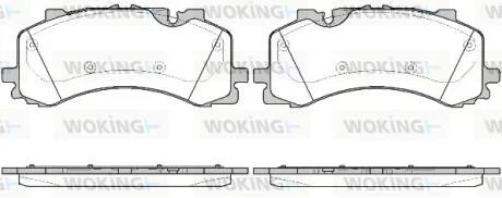 Колодки гальмівні WOKING P16443.00