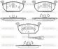 Колодки тормозные диск. перед. (пр-во Remsa) Seat Leon 1.2 12-,Seat Leon 1.6 12-,Seat Leon sc 1.2 13- WOKING P17013.01 (фото 1)