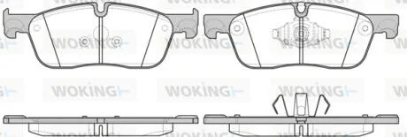 Колодки гальмівні WOKING P17333.10