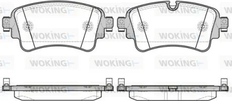 Колодки гальмівний диск. задн. (пр-во Remsa) Audi Q7 3.0 15- WOKING P17693.08