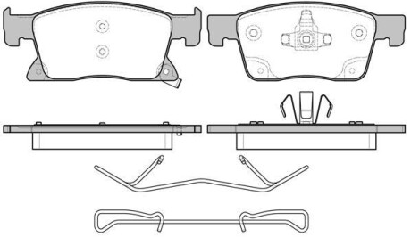 Колодки гальмівні WOKING P17793.02