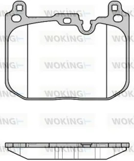 Колодки гальмівні WOKING P17803.00