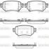 Колодки тормозные диск. задн. (пр-во Remsa) Mazda 6 2.0 12-,Mazda 6 2.2 12-,Mazda 6 2.5 12- WOKING P17823.02 (фото 1)