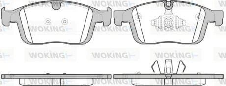 Колодки гальмівні WOKING P17893.00