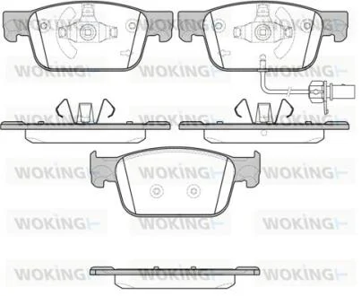 Колодки гальмівні WOKING P17923.01