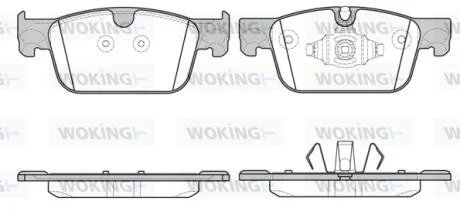 Колодки гальмівні WOKING P17923.10