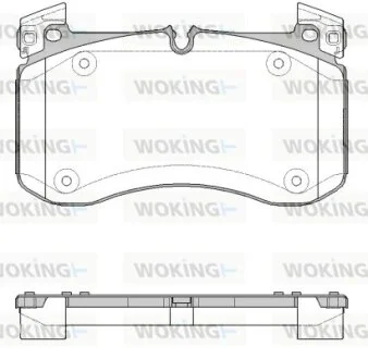 Колодки гальмівні WOKING P19403.00
