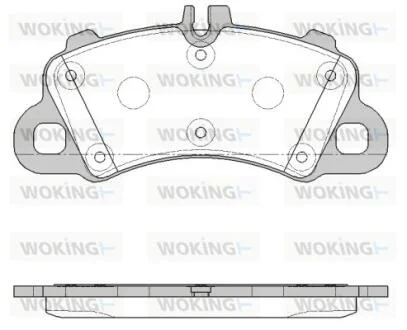 КОЛОДКИ ГАЛЬМІВНІ WOKING P19623.00