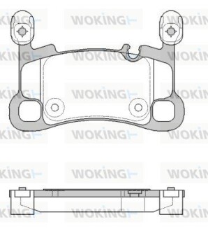 Колодки тормозные WOKING P19643.00