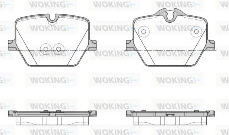 КОЛОДКИ ГАЛЬМІВНІ WOKING P19753.00