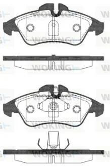 Колодки тормозные диск. перед. (пр-во Remsa) WOKING P4783.10