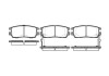 Тормозные колодки зад. Pajero II 94- (107.8*43.8*14) WOKING P5053.02 (фото 1)