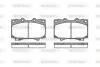 Колодки гальмівний диск. перед. (пр-во Remsa) Land Cruiser Prado (_J15_) (09-)/Mitsubishi Pajero IV (09-) WOKING P6073.04 (фото 1)