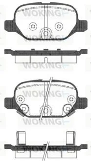 Колодки гальмівні WOKING P6273.32