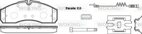 Колодки гальмівні WOKING P7513.22