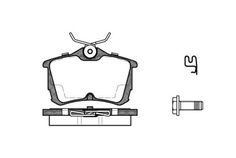 Гальмівні колодки зад. Honda Accord 98-08 (TRW) WOKING P7953.02