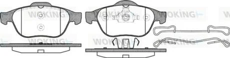 Колодки тормозные диск. перед. (пр-во Remsa) Renault Laguna II Espace IV ATE ver. WOKING P9433.10