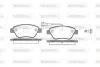 Колодки тормозные диск. перед. (пр-во Remsa) Citroen Nemo 1.4 08-,Citroen Nemo 1.4 09- WOKING P9583.11 (фото 1)