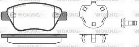 Колодки тормозные WOKING P9583.30