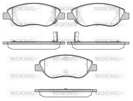 Колодки гальмівні WOKING P9603.12