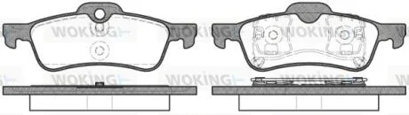 Колодки гальмівні WOKING P9623.00