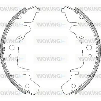 Колодки тормозные WOKING Z4020.00