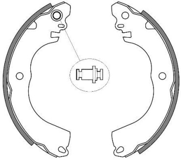 Колодки тормозные WOKING Z4257.00