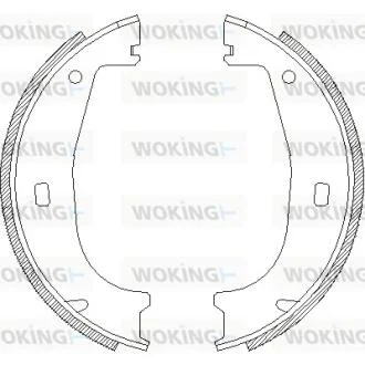 Колодки гальмівні WOKING Z4406.00