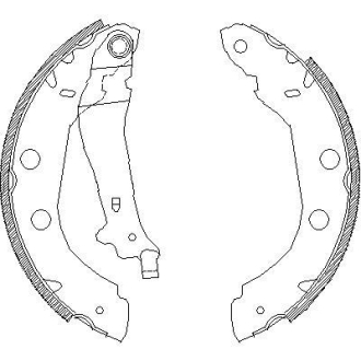 Колодки тормозные WOKING Z4415.00