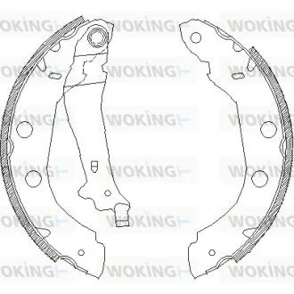 КОЛОДКИ ГАЛЬМІВНІ WOKING Z4415.00