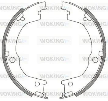 Колодки гальмівні WOKING Z4644.00