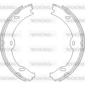 Колодки гальмівні WOKING Z4708.00