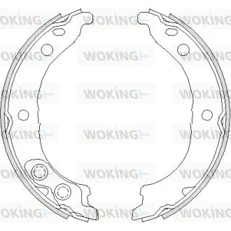 Колодки гальмівні WOKING Z4728.00