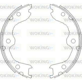Колодки гальмівні WOKING Z4738.00